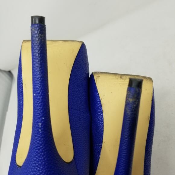 Steve Madden Nala Blue Stiletto Platform Pumps Size 6 - Picture 6 of 9